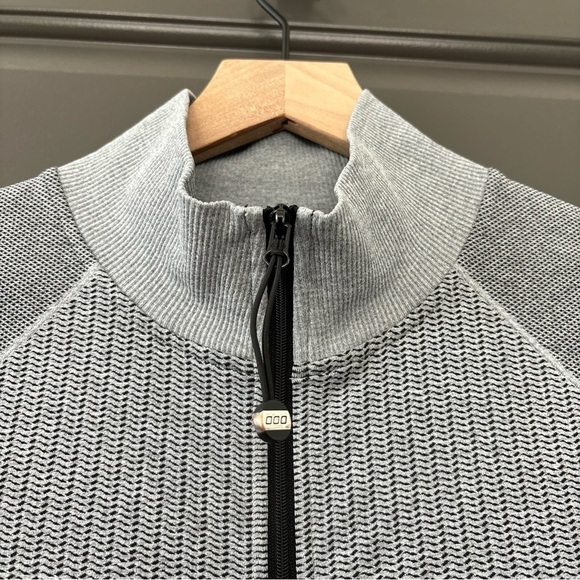 Lorna Jane Active Living Izzy Seamless Zip Through Gray Fitted Jacket Size S - Picture 5 of 8